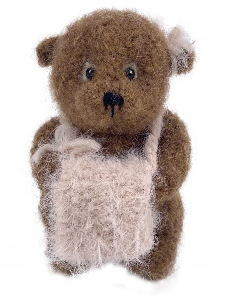 Häkelteddy "Maffi" 14cm - Alpacawolle