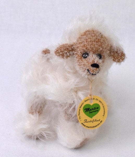 Mohairschaf - Holzwolle