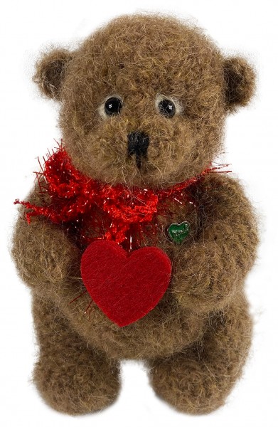 Häkelteddy "Lovely" 14cm - Alpacawolle