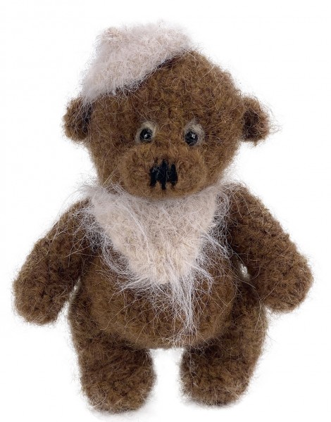 Häkelteddy "Marvin" 14cm - Alpacawolle